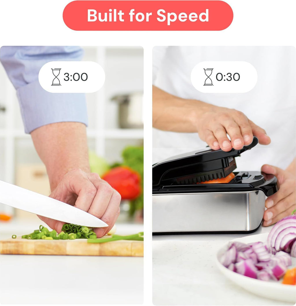 Fullstar Pro Original Vegetable Chopper & Spiralizer, Kitchen Prep Tool
