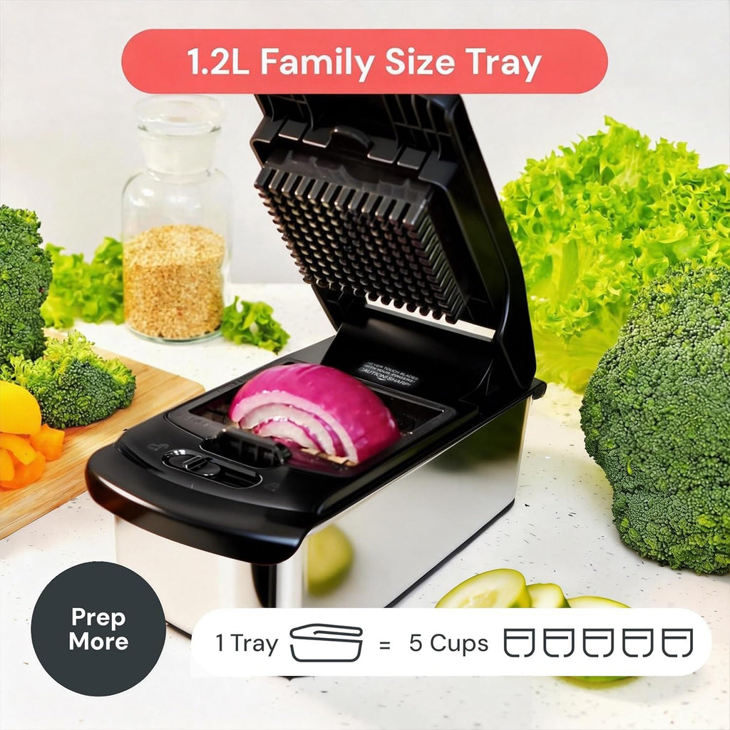Fullstar Pro Original Vegetable Chopper & Spiralizer, Kitchen Prep Tool