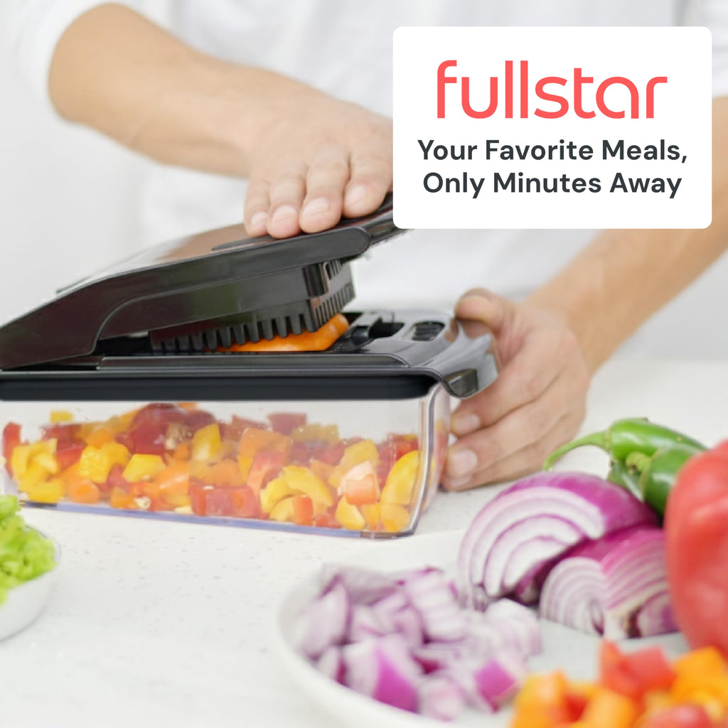 Fullstar Pro Original Vegetable Chopper & Spiralizer, Kitchen Prep Tool