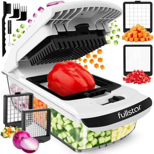 Fullstar Pro Original Vegetable Chopper & Spiralizer, Kitchen Prep Tool